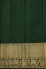 Kancheepuram Silk Bottle Green Saree