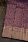 Kancheepuram Silk Purple Saree