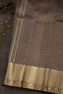 Kancheepuram Silk Dark Brown Saree