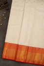 Kancheepuram Silk Off White Saree