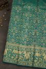 Kancheepuram Silk Peacock Blue Saree