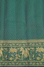 Kancheepuram Silk Peacock Blue Saree