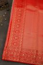 Kancheepuram Tissue Cream Saree