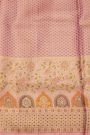 Semi Kancheepuram Silk Navy Blue Saree