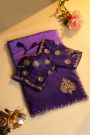Designer Satin Multi-Colour Saree