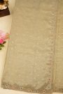 Designer Organza Cream Saree