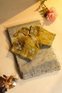 Designer Organza Grey Saree