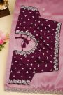 Designer Tissue Pink Saree