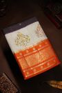 Fancy Kora Navy Blue Saree