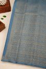 Kancheepuram Silk Ice Blue Saree