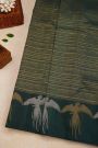 Kancheepuram Silk Bottle Green Saree