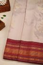 Kancheepuram Silk Off White Saree