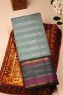 Kancheepuram Silk Ice Blue Saree