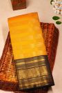 Kancheepuram Silk Yellow Saree
