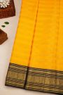 Kancheepuram Silk Yellow Saree