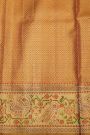 Kancheepuram Silk Parrot Green Saree