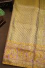 Kancheepuram Silk Orange Saree
