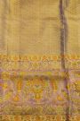 Kancheepuram Silk Orange Saree