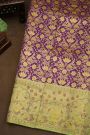 Kancheepuram Silk Purple Saree