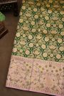 Kancheepuram Silk Bottle Green Saree