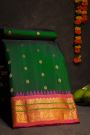Gadwal Silk Green Saree
