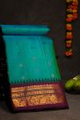 Gadwal Silk Sea Green Saree
