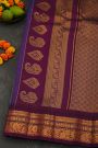 Gadwal Silk Sea Green Saree