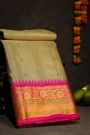 Gadwal Silk Beige Saree