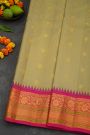 Gadwal Silk Beige Saree
