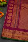 Gadwal Silk Off White Saree