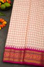 Gadwal Silk Light Pink Saree