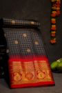 Gadwal Silk Black Saree