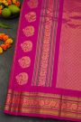 Gadwal Silk Lime Green Saree