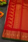 Gadwal Silk Off White Saree