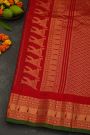 Gadwal Raw Silk Grey Saree