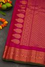 Gadwal Silk Peacock Blue Saree