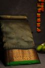 Gadwal Silk Grey Saree