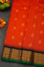 Gadwal Silk Red Saree