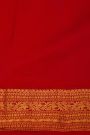 Gadwal Silk Cream Saree