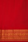 Gadwal Silk Ganga Jamuna Black Saree