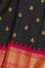 Gadwal Silk Black Saree