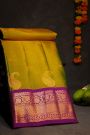 Gadwal Silk Light Green Saree