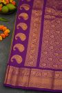 Gadwal Silk Parrot Green Saree