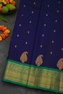 Gadwal Silk Royal Blue Saree