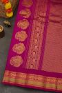 Gadwal Silk Sea Blue Saree
