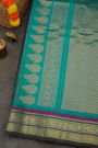 Gadwal Silk Navy Blue Saree