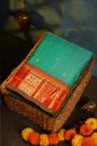 Gadwal Silk Sea Green Saree