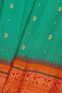 Gadwal Silk Sea Green Saree