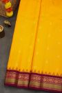 Gadwal Silk Mustard Saree