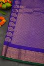 Gadwal Silk Peach Saree